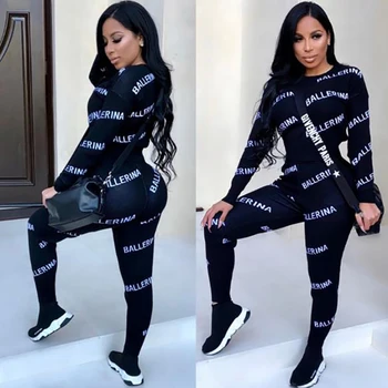 2019 Foreign Trade Explosion Autumn And Winter Sweater Suit Paris Letter Printing Two-piece Simple Casual Sports Style Sell Well
2019 Foreign Trade Explosion Autumn And Winter Sweater Suit Paris Letter Printing Two-piece Simple Casual Sports Style Sell Well