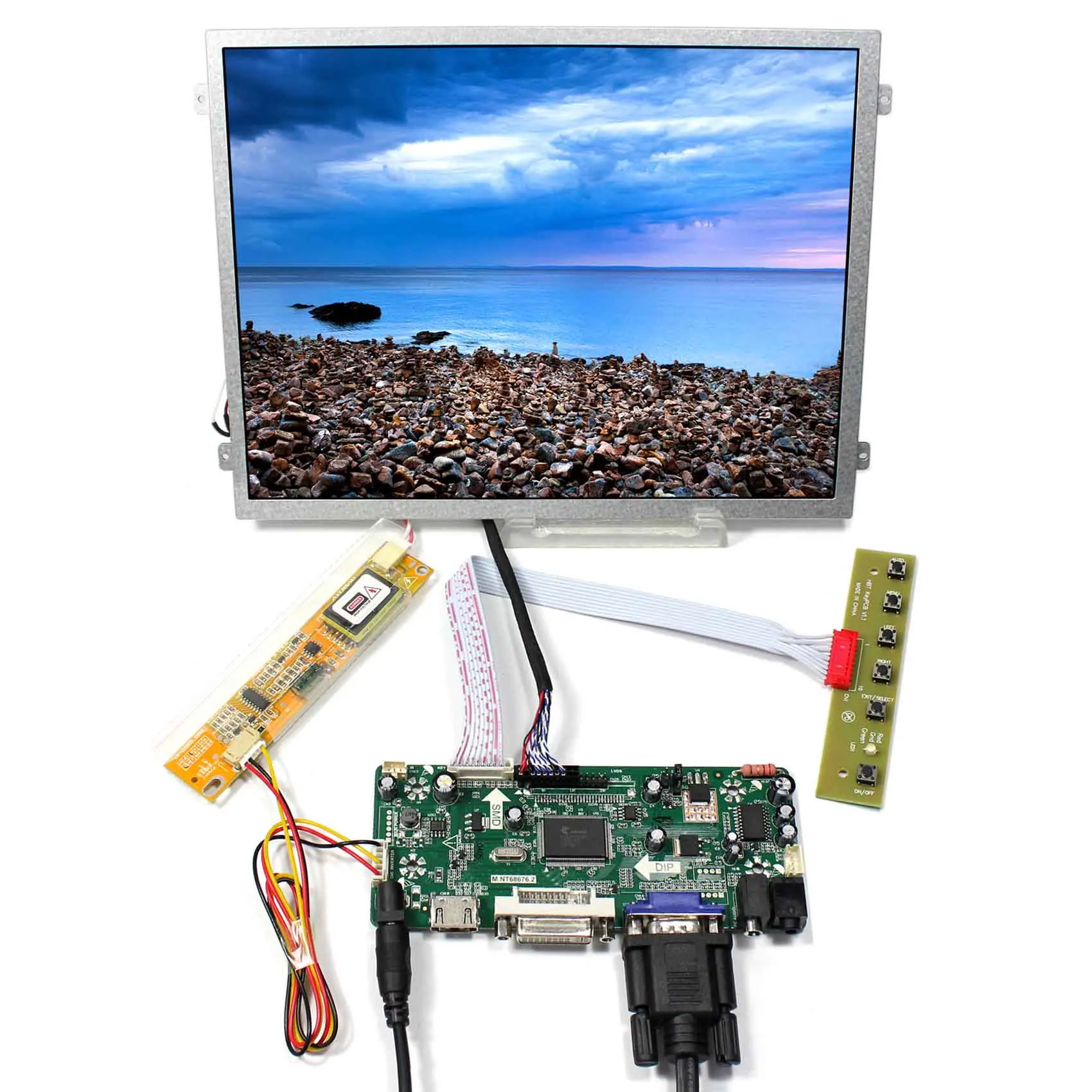 ЖК-дисплей 10,4 дюйма CLAA104XA02CW 1024X768, ЖК-экран с HD MI DVI VGA Аудио, ЖК-плата контроллера
ЖК-дисплей 10,4 дюйма CLAA104XA02CW 1024X768, ЖК-экран с HD MI DVI VGA Аудио, ЖК-плата контроллера