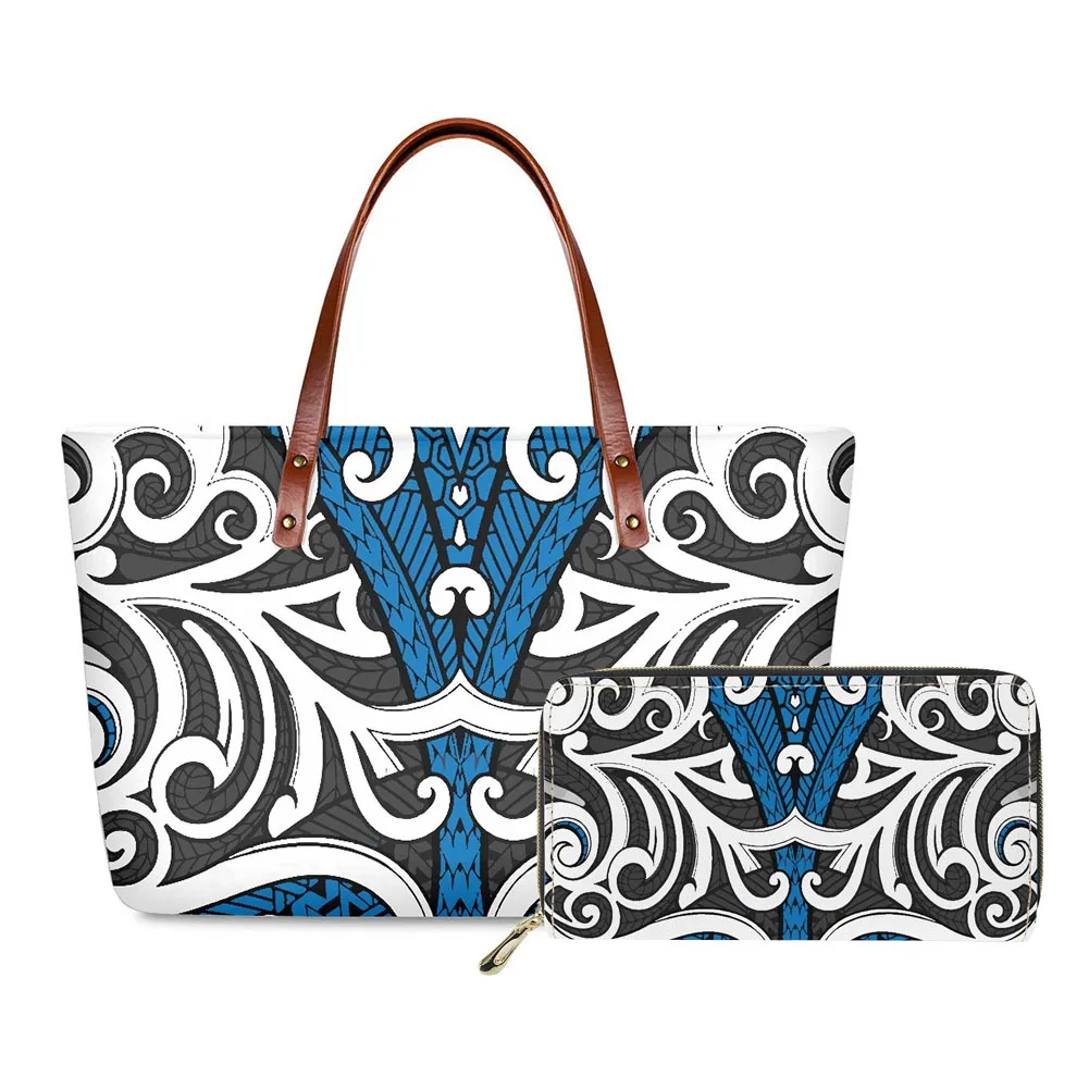 

Hycool Polynesian Tribal Hawaii Floral Designer Bag Tote New Arrivals 2022 Luxury Weekender Bag Travel Women Latest Design