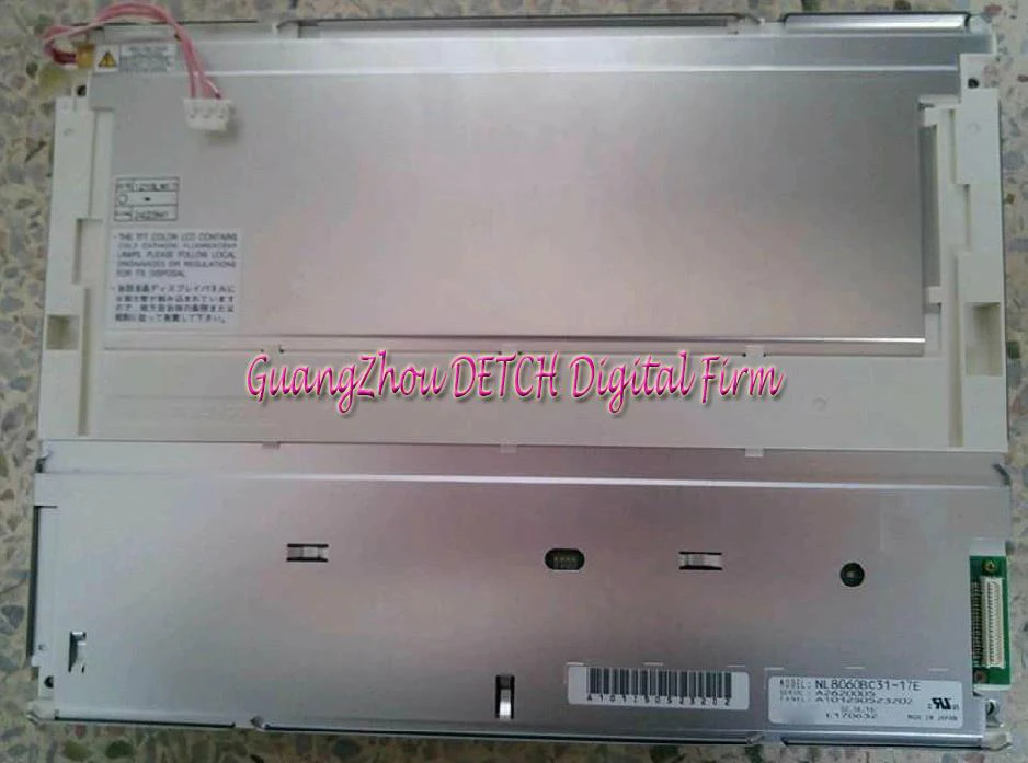 Industrial display LCD screen Original NL8060BC31-17E 12.1" LCD DISPLAY PANEL
Industrial display LCD screen Original NL8060BC31-17E 12.1" LCD DISPLAY PANEL