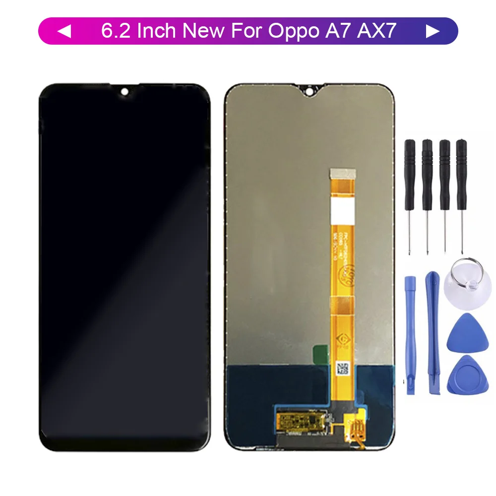 Black 6.2 Inch New For Oppo A7 AX7 LCD Display Touch Screen Digitizer Assembly Replacement For Oppo A7N AX7N
Black 6.2 Inch New For Oppo A7 AX7 LCD Display Touch Screen Digitizer Assembly Replacement For Oppo A7N AX7N