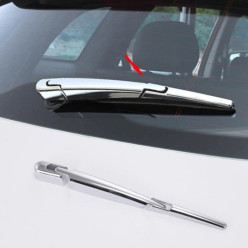 

For Renault Kadjar Koleos ABS Chrome car styling Car Rear Window Wiper Cover 2015 2016 2017 2018 exterior decoration Accessories