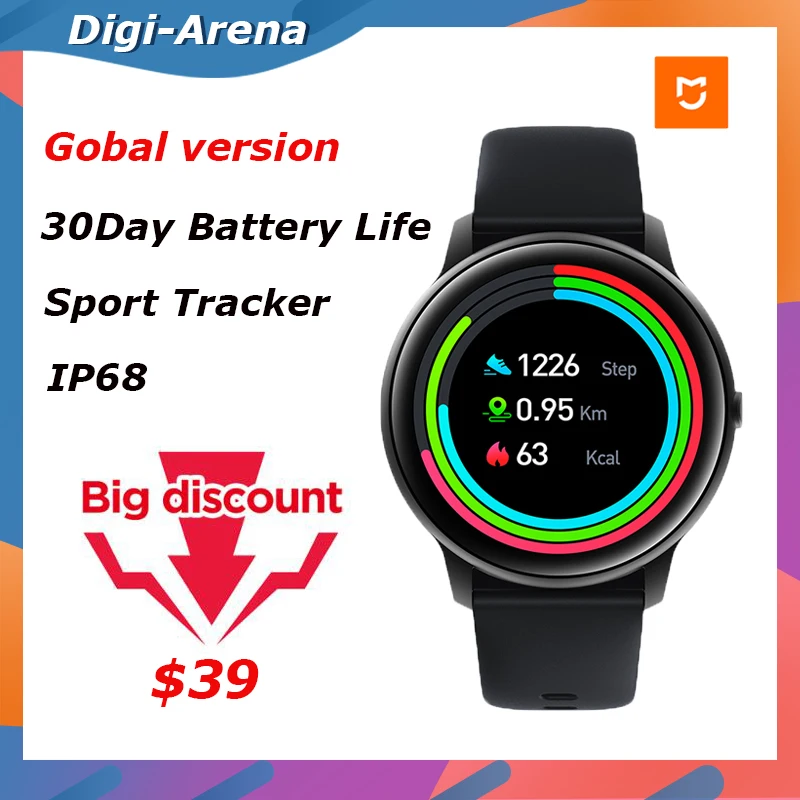 Imilab KW66 Smart Watch Sport Metal Heart Rate Sleep Monitor IP68 Waterproof iOS Android From Youpin
Imilab KW66 Smart Watch Sport Metal Heart Rate Sleep Monitor IP68 Waterproof iOS Android From Youpin