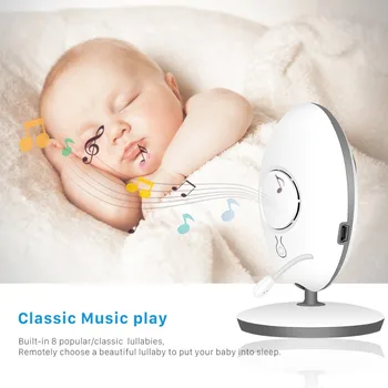 2.4 inch mini camera 2.4GHz interphone temperature monitoring night vision music player vb605 Wireless Video Baby Monitor
2.4 inch mini camera 2.4GHz interphone temperature monitoring night vision music player vb605 Wireless Video Baby Monitor