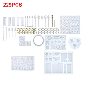 Jewelry Making Translucent Soft Silicone Universal Easy Clean Resin Casting Mold Kit Reusable DIY Craft Flexible Home Non Toxic
Jewelry Making Translucent Soft Silicone Universal Easy Clean Resin Casting Mold Kit Reusable DIY Craft Flexible Home Non Toxic