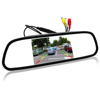5 inch Digital Color TFT 800x480 LCD Car Parking Mirror Monitor 2 Video Input For Rear view Camera Parking Assistance System 
5 inch Digital Color TFT 800x480 LCD Car Parking Mirror Monitor 2 Video Input For Rear view Camera Parking Assistance System