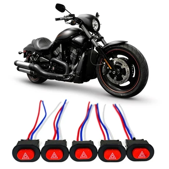 Universal Motorcycle Switch Hazard Light Switch Button Double Flash Warning Emergency Lamp Turn Signal Flasher with 3 Wires Lock
Universal Motorcycle Switch Hazard Light Switch Button Double Flash Warning Emergency Lamp Turn Signal Flasher with 3 Wires Lock