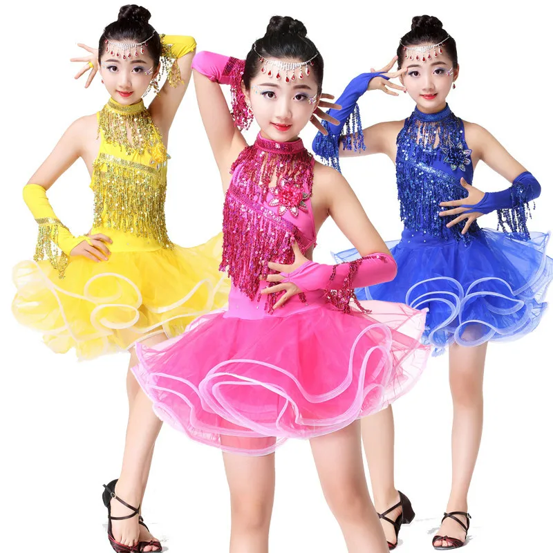 Girls Latin costume children Latin dance new dance clothes girls practice clothes dance costumes 
Girls Latin costume children Latin dance new dance clothes girls practice clothes dance costumes
