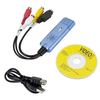 For Easycap USB 2.0 Easy Cap Audio Video Capture Adapter VHS DVD DVR TV Capture Card Converter Support Win 10 For MAC IOS Drive
For Easycap USB 2.0 Easy Cap Audio Video Capture Adapter VHS DVD DVR TV Capture Card Converter Support Win 10 For MAC IOS Drive