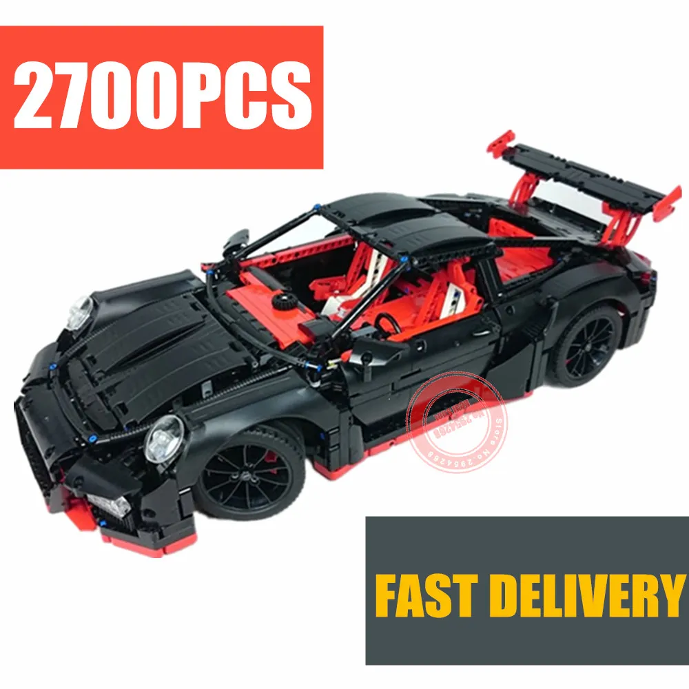 New Technic Black Type Super Racing Car Fit Technic Speed Car Model Building Kits Blocks Bricks Toys Boys Birthday Gift
New Technic Black Type Super Racing Car Fit Technic Speed Car Model Building Kits Blocks Bricks Toys Boys Birthday Gift