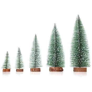 5Pcs Mini Christmas Tree Pine Needle Flocking Stained White Cedar Desktop Ornaments DIY Christmas Decoration
5Pcs Mini Christmas Tree Pine Needle Flocking Stained White Cedar Desktop Ornaments DIY Christmas Decoration
