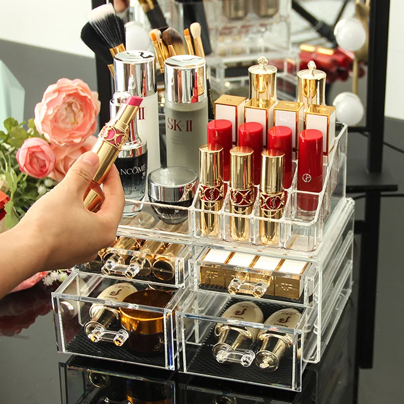 Transparent Drawer Cosmetic Storage Box Dressing Table Desktop Finishing Box Multi-drawer Storage
Transparent Drawer Cosmetic Storage Box Dressing Table Desktop Finishing Box Multi-drawer Storage