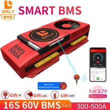 smart BMS 16S 60V 300A 400A 500A Bluetooth 485 to USB device CAN NTC UART software Li-on Battery protection Board BMS With Fan 
smart BMS 16S 60V 300A 400A 500A Bluetooth 485 to USB device CAN NTC UART software Li-on Battery protection Board BMS With Fan