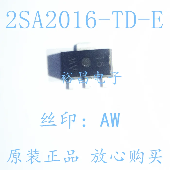 Фото 100% новый и оригинальный 2SA2016-TD-E SOT89 маркировка: AW 2SA2016 | Электроника