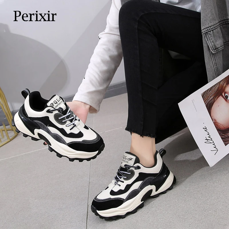 Perixir Genuine Leather Old Shoes, All-Match Thick-Soled Fashion Casual Sports Shoes 2021 Spring New Women's Shoes
Perixir Genuine Leather Old Shoes, All-Match Thick-Soled Fashion Casual Sports Shoes 2021 Spring New Women's Shoes