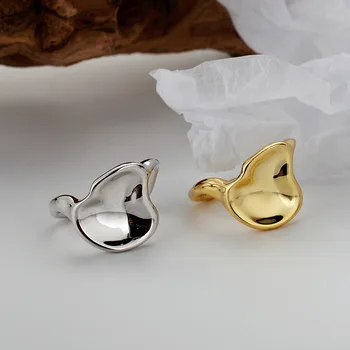 Japanese-Style Light Luxury Non-Mainstream Simple Design Ring Sterling Silver S925 Opening Irregular Light Pasta Finger Ring
Japanese-Style Light Luxury Non-Mainstream Simple Design Ring Sterling Silver S925 Opening Irregular Light Pasta Finger Ring