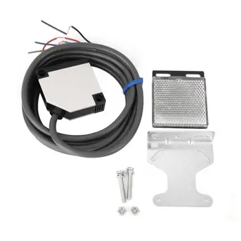 E3JK-R4M1 IP65 ABS Housing Specular Reflection Type Photoelectric Switch Sensor 1.75M Wire 90-250VAC 3500mm/AC/DC 12-240V 500mm 
E3JK-R4M1 IP65 ABS Housing Specular Reflection Type Photoelectric Switch Sensor 1.75M Wire 90-250VAC 3500mm/AC/DC 12-240V 500mm