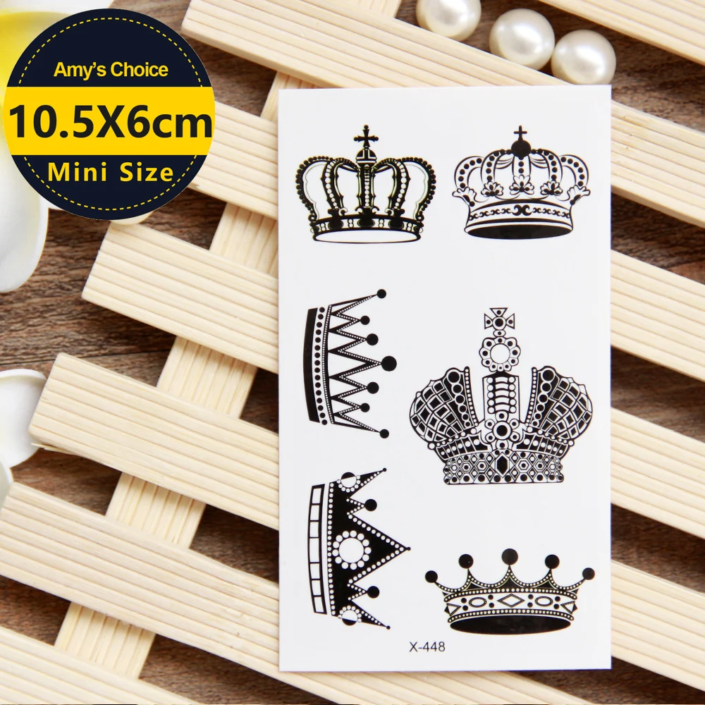 New Creative Design Crown Pattern Temporary Tattoos Arm And Wrist Women Men Style Disposable Waterproof Flash Tattoo
New Creative Design Crown Pattern Temporary Tattoos Arm And Wrist Women Men Style Disposable Waterproof Flash Tattoo