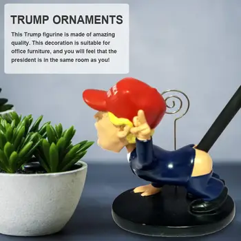 Pen Holder Creative Desktop Decoration Donald Trump Presidential Ornament Pen Holde Office Supplies Toy Novelty Gift
Pen Holder Creative Desktop Decoration Donald Trump Presidential Ornament Pen Holde Office Supplies Toy Novelty Gift