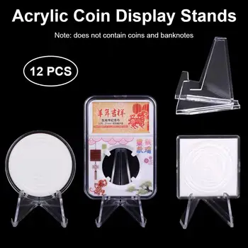 12pcs Acrylic Coin Display Stands Mini Clear Acrylic Easel Stands Coin Display Holder Exhibit Mount Accessories For Room Display
12pcs Acrylic Coin Display Stands Mini Clear Acrylic Easel Stands Coin Display Holder Exhibit Mount Accessories For Room Display