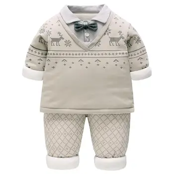 Famuka Baby Clothes Set Christmas Moose Cotton Thicken 2pcs Kids Warm Pajamas Boy Handsome Gentleman Autumn Winter Outfits
Famuka Baby Clothes Set Christmas Moose Cotton Thicken 2pcs Kids Warm Pajamas Boy Handsome Gentleman Autumn Winter Outfits