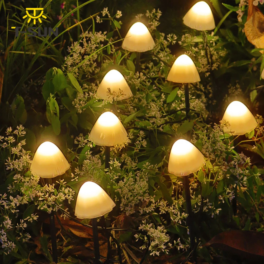 Solar Garden Light Outdoor Plant Landscape Mushroom Lamp Waterproof 3M/5M Rgb String Decorative Light for House Lawn Decor
Solar Garden Light Outdoor Plant Landscape Mushroom Lamp Waterproof 3M/5M Rgb String Decorative Light for House Lawn Decor