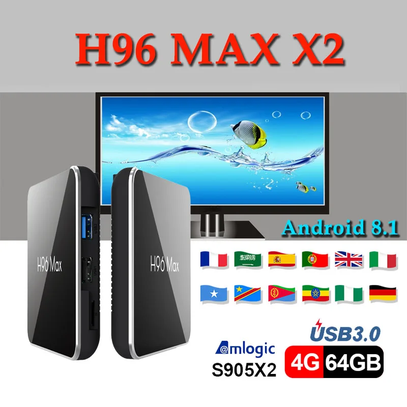 Best stable Netherlands tv set top box H96 MAX X2 android 8.1 tv boxing amlogic S905X2 Quad Core 4 GB 32 GB tv box h96 max
Best stable Netherlands tv set top box H96 MAX X2 android 8.1 tv boxing amlogic S905X2 Quad Core 4 GB 32 GB tv box h96 max