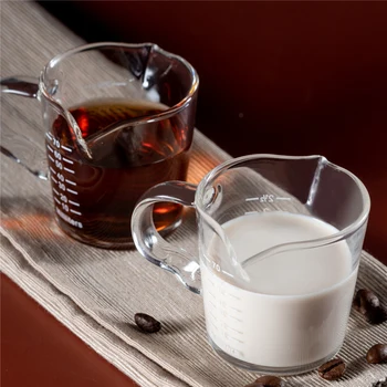 3oz/70ml Double Wall Insulated Espresso Measuring Glass Cup Mugs Shot Glass Milk Frothing Pitcher by Barista Basics with 2 Spout
3oz/70ml Double Wall Insulated Espresso Measuring Glass Cup Mugs Shot Glass Milk Frothing Pitcher by Barista Basics with 2 Spout