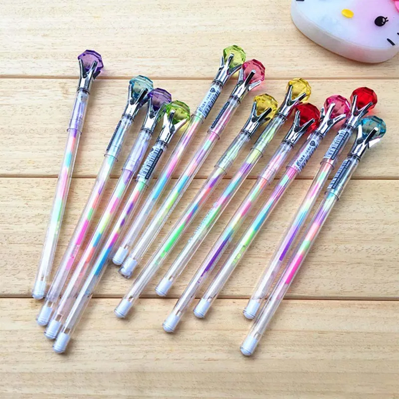 New Creative Fantasy Rainbow Pen 6 Color Ink Diamond Head Gel Pen Water Chalk Fluorescent Marker Pen DIY Scrapbooking Tool
New Creative Fantasy Rainbow Pen 6 Color Ink Diamond Head Gel Pen Water Chalk Fluorescent Marker Pen DIY Scrapbooking Tool