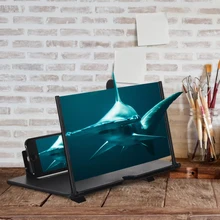 12 inch 3D Mobile Phone Screen Magnifier HD Video Amplifier Stand Bracket with Movie Game Live Magnifying Folding Phone Holder
12 inch 3D Mobile Phone Screen Magnifier HD Video Amplifier Stand Bracket with Movie Game Live Magnifying Folding Phone Holder