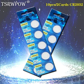 TSRWPOW 10pcs/2Cards cr2032 3v Button Cell Coin Batteries For Watch computer Calculator electronic Remote Lithium Battery cr2032
TSRWPOW 10pcs/2Cards cr2032 3v Button Cell Coin Batteries For Watch computer Calculator electronic Remote Lithium Battery cr2032