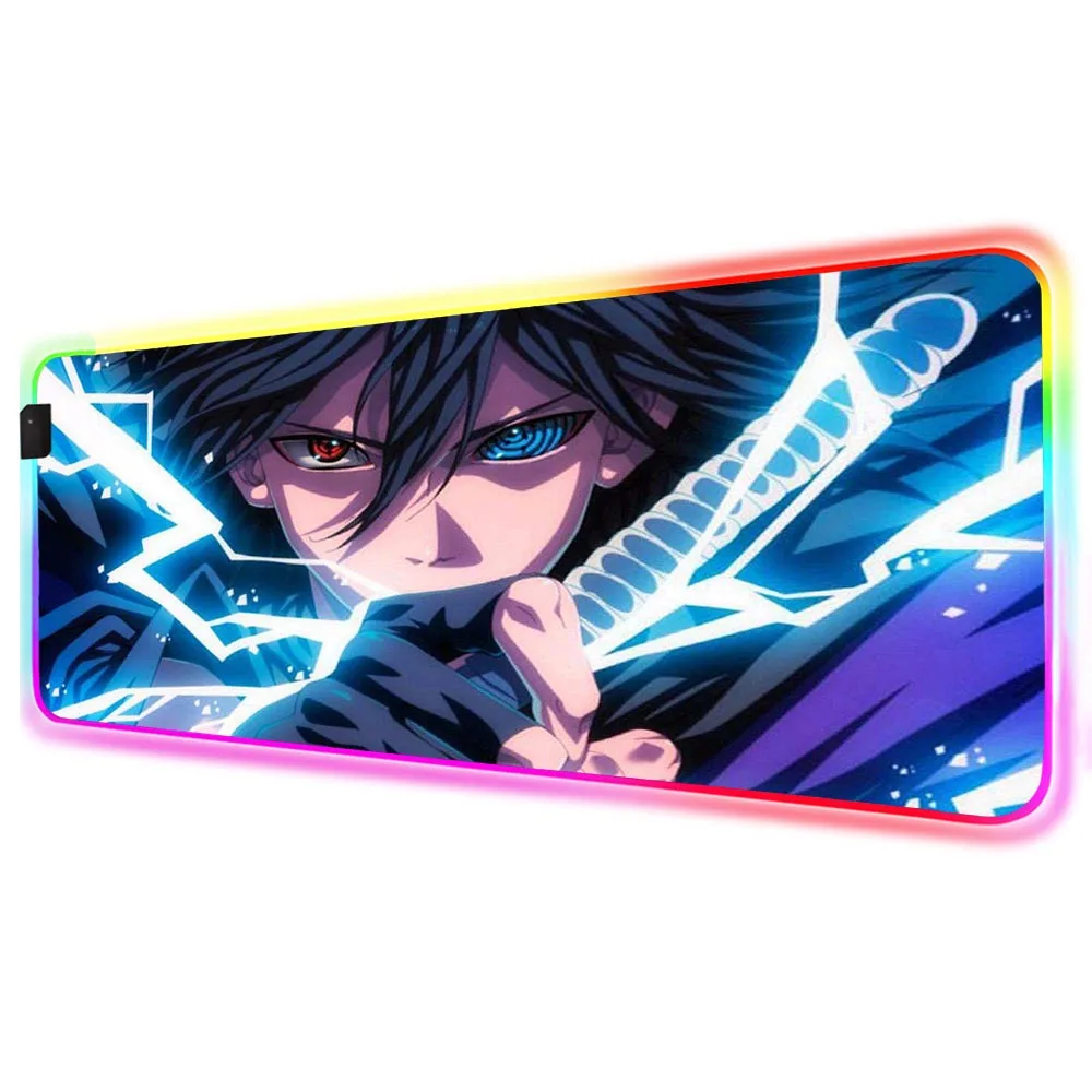 Anime Naruto Uchiha Sasuke RGB Mousepad Game Accessories with Backlight Deco Game Light LED Computer Game Mini Large Mouse Pad
Anime Naruto Uchiha Sasuke RGB Mousepad Game Accessories with Backlight Deco Game Light LED Computer Game Mini Large Mouse Pad