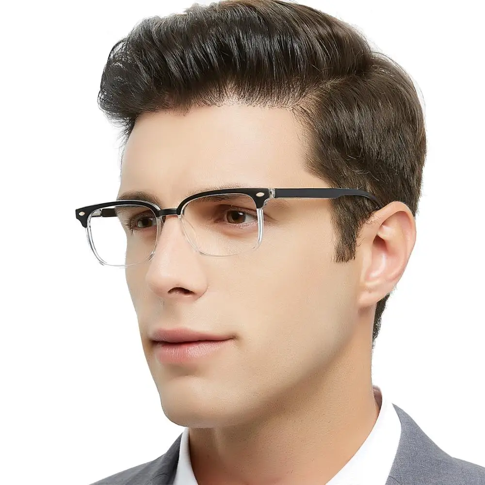 OCCI CHIARI Anti Blue Light Reading Glasses Men Transparent Eyeglasses Reading Presbyopia Computer Eyewear Male Reader +1.5 eye
OCCI CHIARI Anti Blue Light Reading Glasses Men Transparent Eyeglasses Reading Presbyopia Computer Eyewear Male Reader +1.5 eye