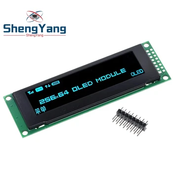 ShengYang NEW OLED Display 2.8" 256*64 25664 Dots Graphic LCD Module Display Screen LCM Screen SSD1322 Controller Support SPI
ShengYang NEW OLED Display 2.8" 256*64 25664 Dots Graphic LCD Module Display Screen LCM Screen SSD1322 Controller Support SPI