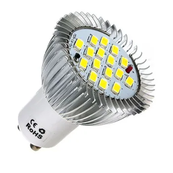 GU10 7W 640LM Pure White 16 SMD 5630 LED Light Bulbs Lamps AC85-265V Energy Saving Spotlight Bulb
GU10 7W 640LM Pure White 16 SMD 5630 LED Light Bulbs Lamps AC85-265V Energy Saving Spotlight Bulb
