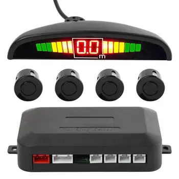 Universal Car Auto Parktronic LED Parking Sensor with 4 Sensors Reverse Backup Car Parking Radar Monitor Detector System Display
Universal Car Auto Parktronic LED Parking Sensor with 4 Sensors Reverse Backup Car Parking Radar Monitor Detector System Display