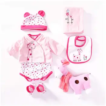 Reborn Baby Doll Girl Clothes 55 Cm For 20-23 Inch Reborn Dolls Clothing Outfit 7 Pieces Sets American Girl Doll Clothes
Reborn Baby Doll Girl Clothes 55 Cm For 20-23 Inch Reborn Dolls Clothing Outfit 7 Pieces Sets American Girl Doll Clothes