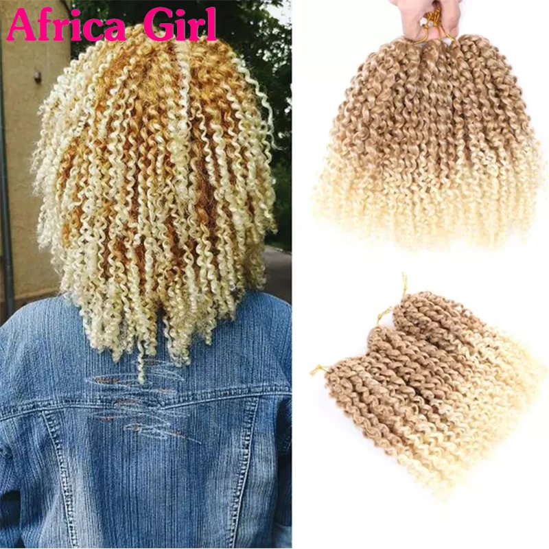 8Inch Marlybob Crochet Hair Synthetic Crochet Braiding Hair 90g/pc Curly Crochet Hair Braids Kinky Curl Hair Bundles For women
8Inch Marlybob Crochet Hair Synthetic Crochet Braiding Hair 90g/pc Curly Crochet Hair Braids Kinky Curl Hair Bundles For women