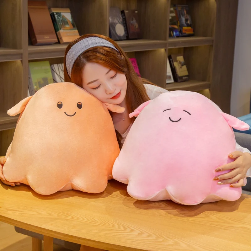 Huggable мультяшный круглый осьминог плюшевые игрушки мягкие животные каракатица