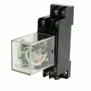 35mm Din Rail Mount Socket AC 200V/220V Coil DPDT Electromagnetic Power Relay
35mm Din Rail Mount Socket AC 200V/220V Coil DPDT Electromagnetic Power Relay