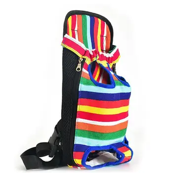 TPFOCUS Colorful Strip Pattern Pet Outdoor Carrying Bag Cat and Dog Backpack Front Carrier Bag Chest Bag Adjustable collar
TPFOCUS Colorful Strip Pattern Pet Outdoor Carrying Bag Cat and Dog Backpack Front Carrier Bag Chest Bag Adjustable collar
