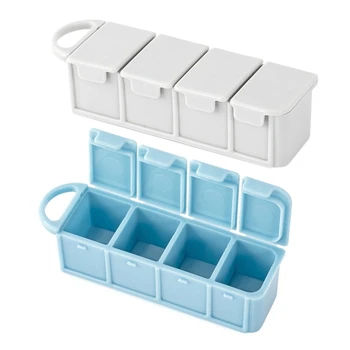 JORDAN & JUDY 2Pcs Portable Dispensing Kit One-Week Travel Sub-Packaged Mini Medicine Box - Light Grey & Blue
JORDAN & JUDY 2Pcs Portable Dispensing Kit One-Week Travel Sub-Packaged Mini Medicine Box - Light Grey & Blue