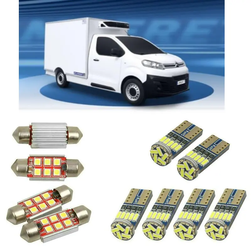 Внутренний светодиодный автомобильный светильник s для citroen jumpy платформа шасси v