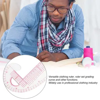 Multifunction 6501 Plastic French Curve Sewing Ruler Measure Tailor Ruler Making Clothing 360 Degree Bend Ruler Tools
Multifunction 6501 Plastic French Curve Sewing Ruler Measure Tailor Ruler Making Clothing 360 Degree Bend Ruler Tools