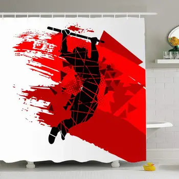Shower Curtain for Bathroom 66x72 Body Silhouette Athlete Do Gymnastics People Sport Recreation Man Muscular Athletic
Shower Curtain for Bathroom 66x72 Body Silhouette Athlete Do Gymnastics People Sport Recreation Man Muscular Athletic