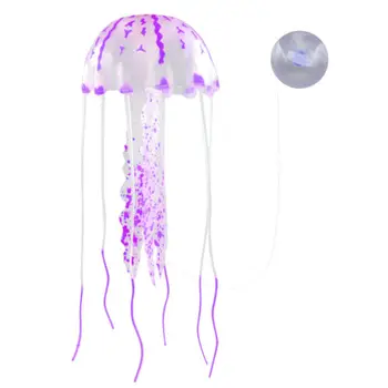 New Glowing Effect Aquarium Artificial Jellyfish Ornament Fish Tank Decoration - B purple
New Glowing Effect Aquarium Artificial Jellyfish Ornament Fish Tank Decoration - B purple