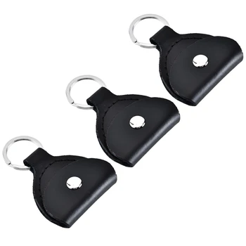 3 Pcs Guitar Pick Holder Cowhide Guitarra Plectrum Case Bag Keychain Shape Guitar Accessories - C Type(Black)
3 Pcs Guitar Pick Holder Cowhide Guitarra Plectrum Case Bag Keychain Shape Guitar Accessories - C Type(Black)