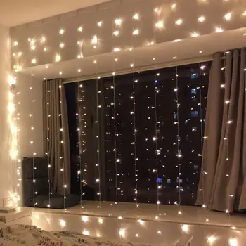 3M X 3M 300-LED Warm White Light Romantic Christmas Wedding Lighting Lamp Outdoor Decoration Curtain String Light Free Shipping
3M X 3M 300-LED Warm White Light Romantic Christmas Wedding Lighting Lamp Outdoor Decoration Curtain String Light Free Shipping