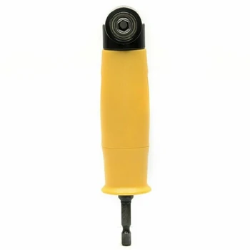 1/ 4 Hex Drill Bit Socket 90° Right Angle Extension Driver Drilling Holder Part