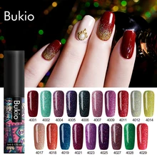 Bukio 5 ml uv gel verniz brilho neon cor manicure híbrido de alta qualidade salão de beleza gel unha polonês semi permanente unhas arte(China)